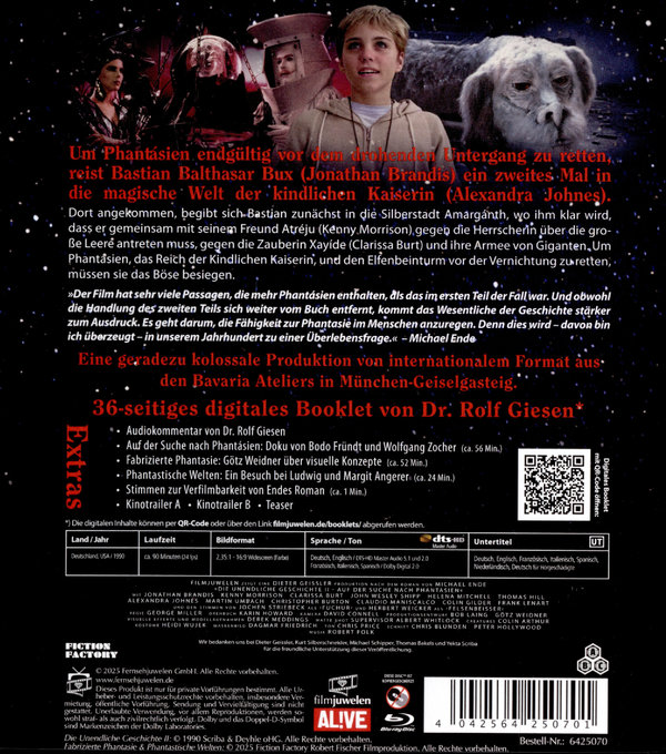Die unendliche Geschichte II - Auf der Suche nach Phantásien  (Blu-ray Disc)