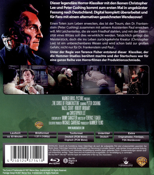 Frankensteins Fluch (blu-ray)