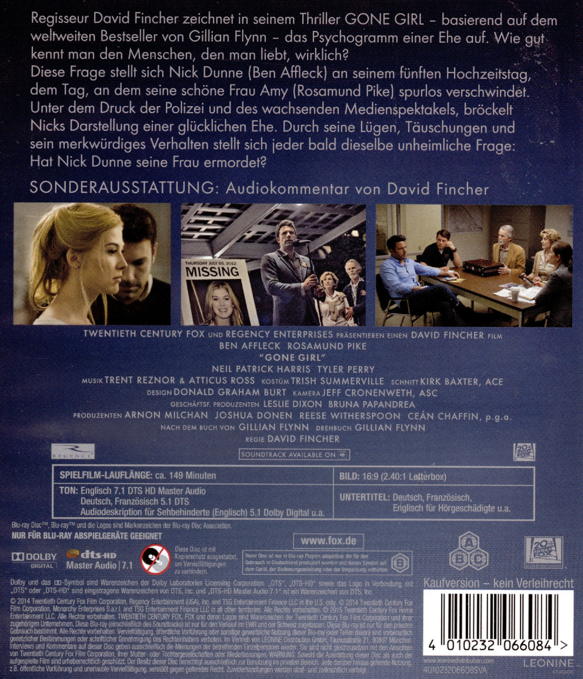 Gone Girl - Das perfekte Opfer (blu-ray)