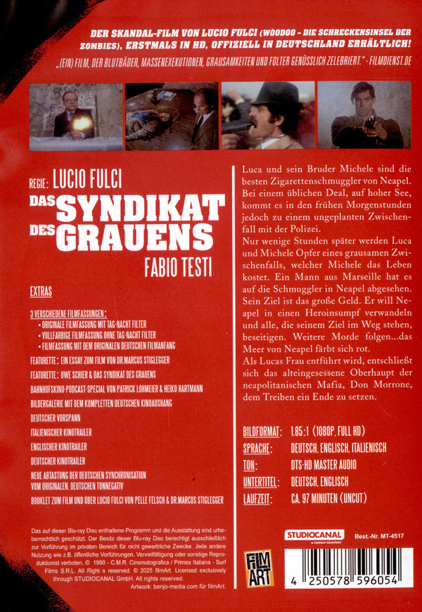 Das Syndikat des Grauens - Uncut Polizieschi Edition  (blu-ray)