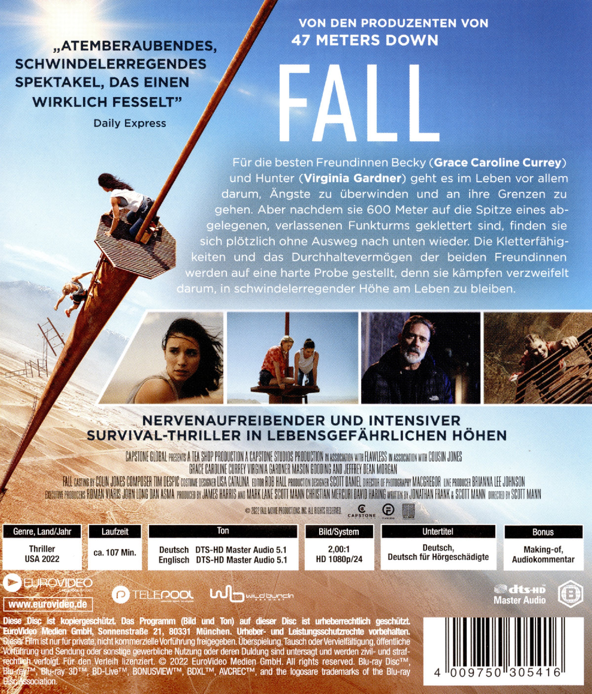 FALL - Fear Reaches New Heights (blu-ray)