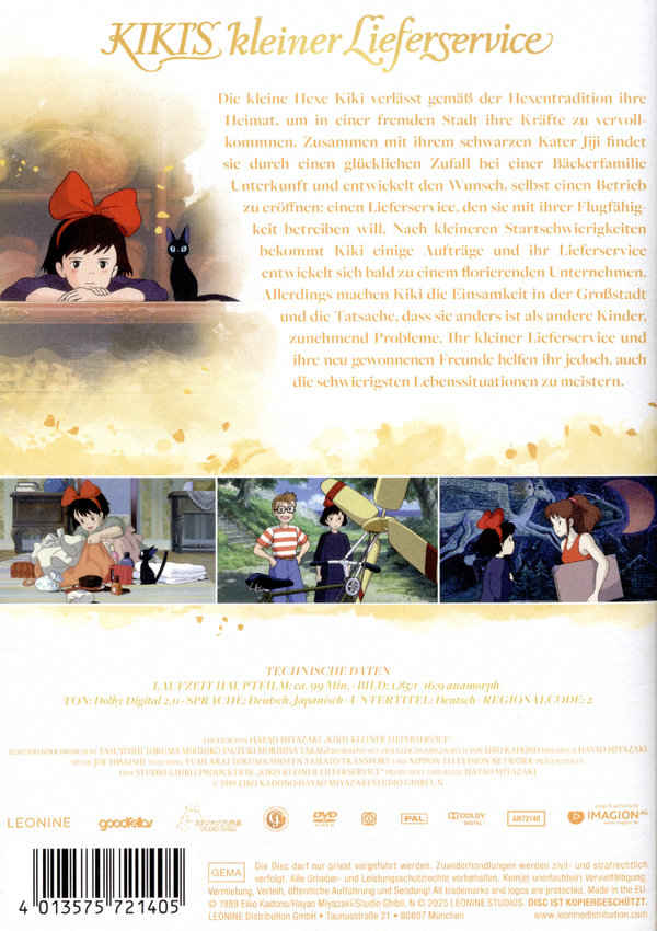 Kiki's kleiner Lieferservice - White Edition  (DVD)