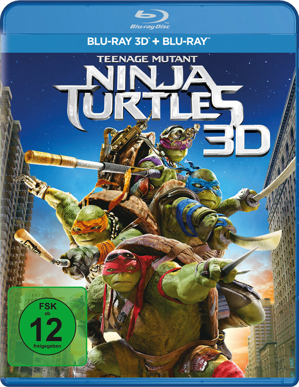 Teenage Mutant Ninja Turtles 3D (3D blu-ray)