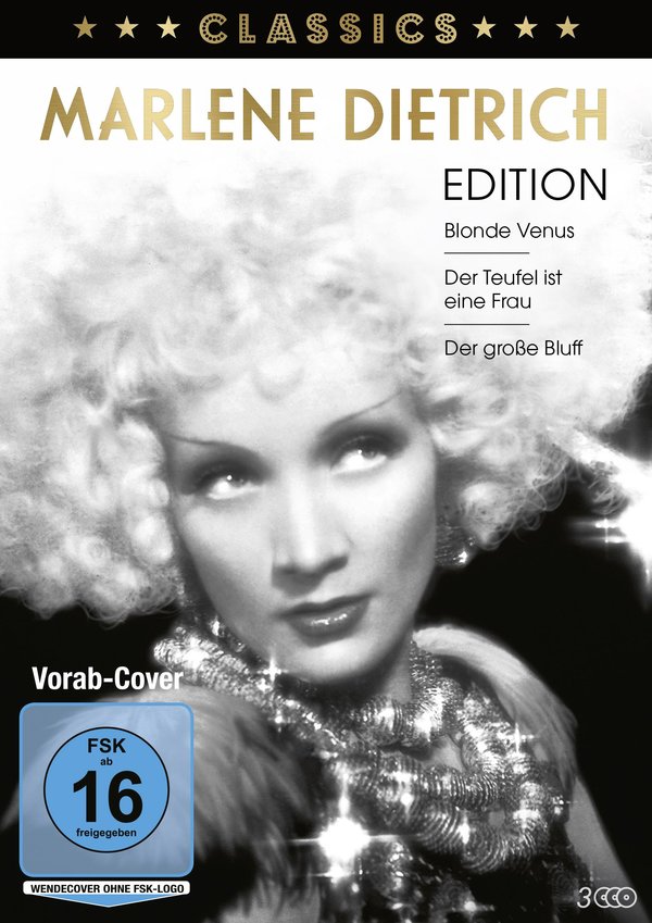 Marlene Dietrich Edition: Blonde Venus / Der Teufel ist eine Frau / Der große Bluff (3 Filme auf 3 DVDs)  (DVD)