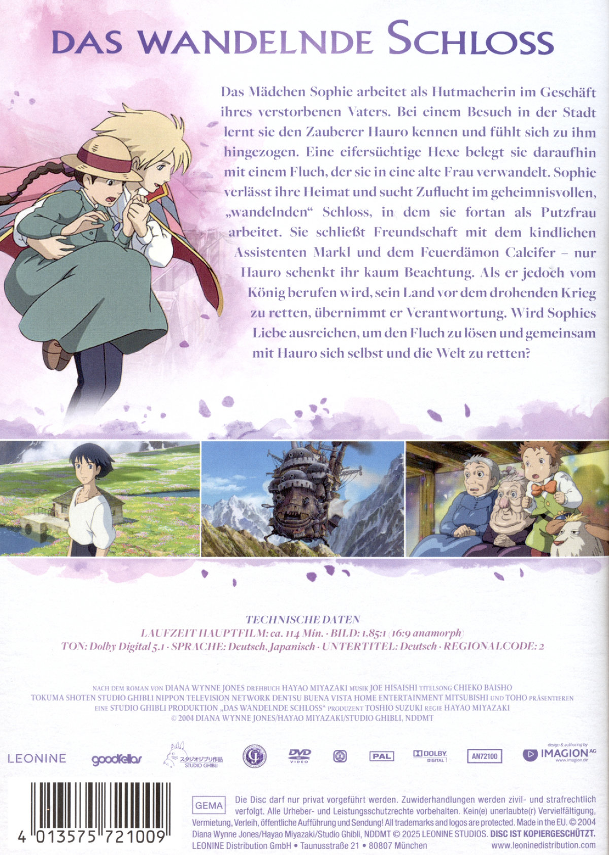 Das wandelnde Schloss - White Edition  (DVD)