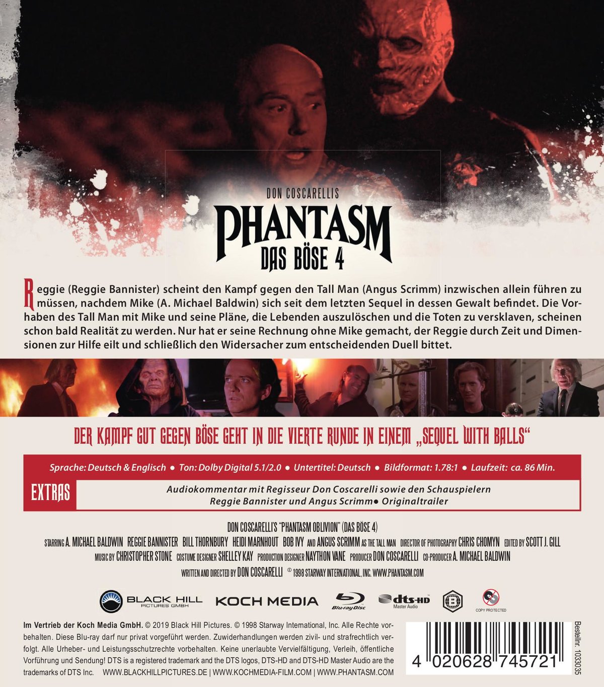 Phantasm 4 - Das Böse 4 - The Oblivion - Uncut Edition (blu-ray)