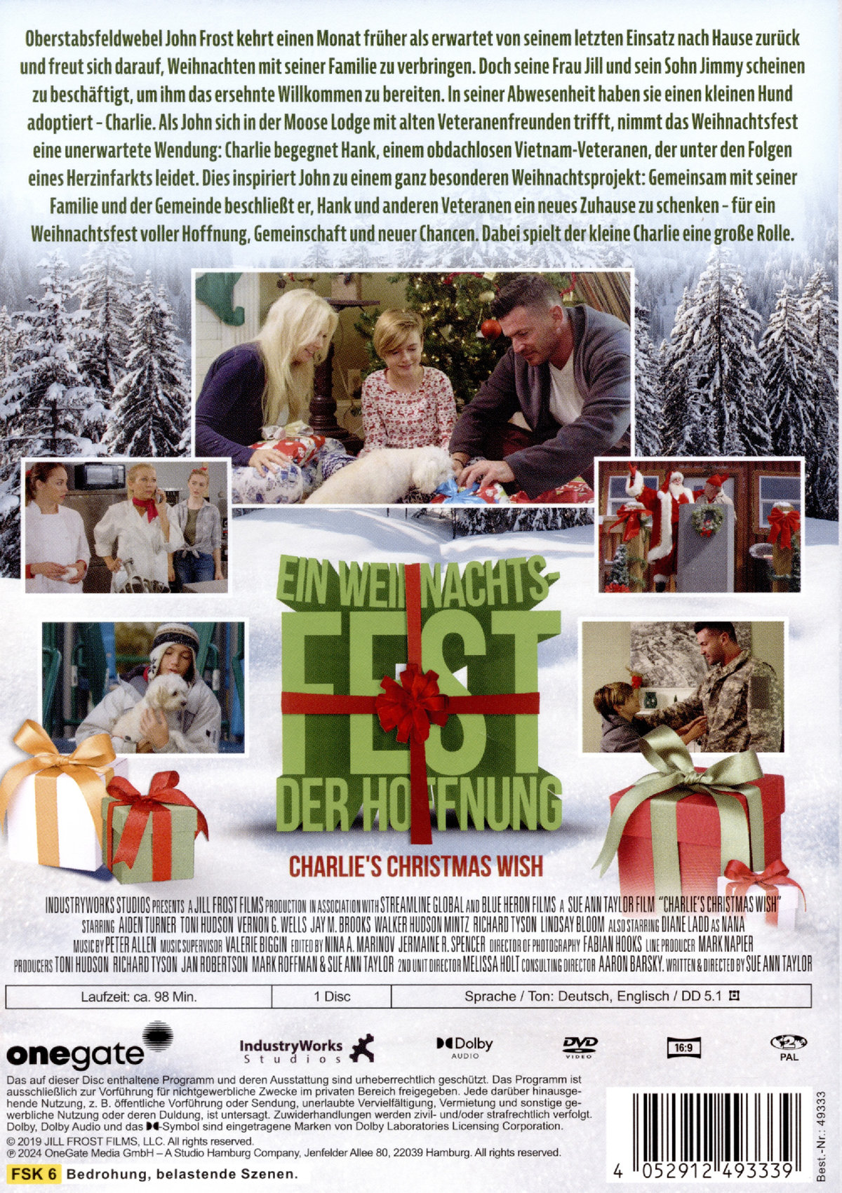 Ein Weihnachtsfest der Hoffnung - Charlie's Christmas Wish  (DVD)