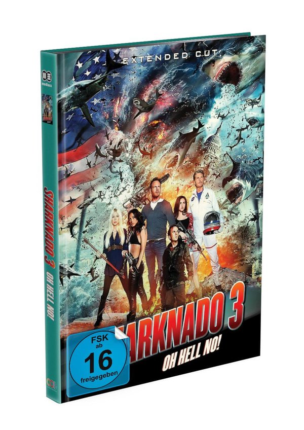 Sharknado 3 - Oh Hell No! - Extended Cut - Limited Mediabook Edition (DVD+blu-ray)