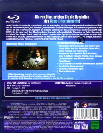 Liga der ausergewöhnlichen Gentlemen (blu-ray)