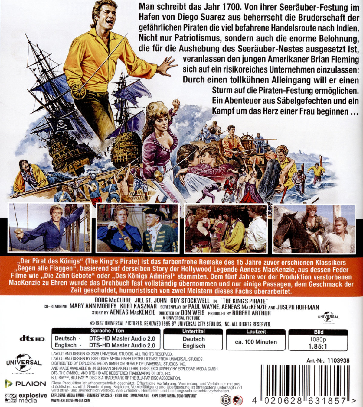 Der Pirat des Königs  (Blu-ray Disc)