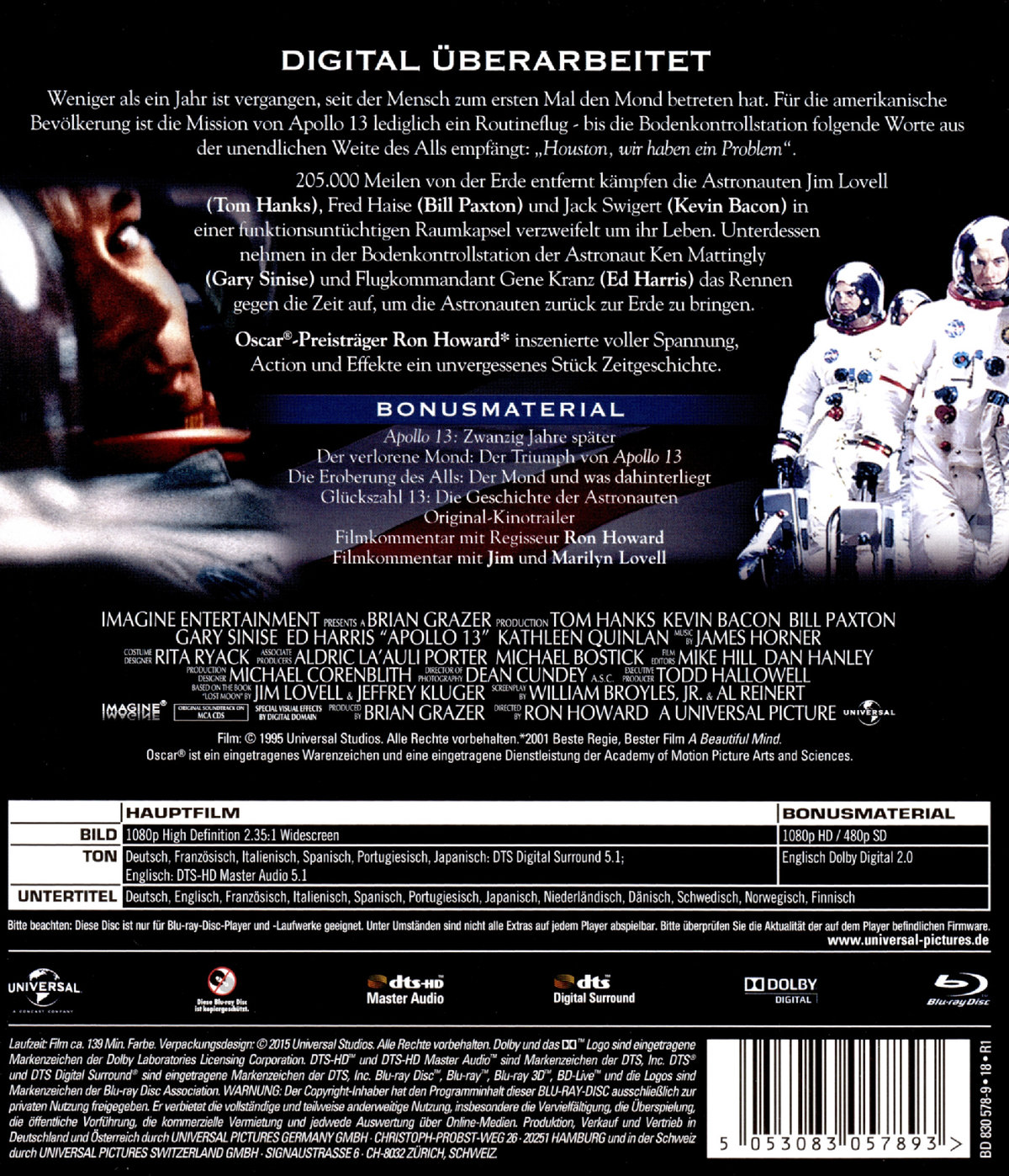 Apollo 13 - 20th Anniversary Edition (blu-ray)