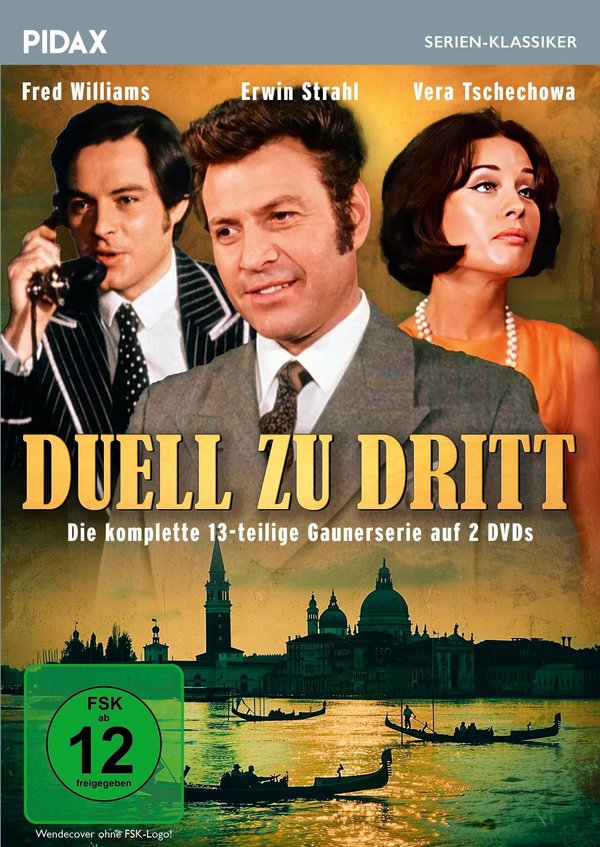 Duell zu dritt / Die komplette 13-teilige Gaunerserie mit Starbesetzung (Pidax Serien-Klassiker) [2 DVDs]  (DVD)