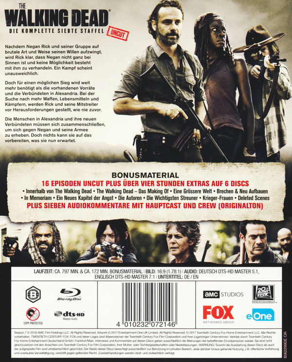 Walking Dead, The - Staffel 7 - Uncut (blu-ray)