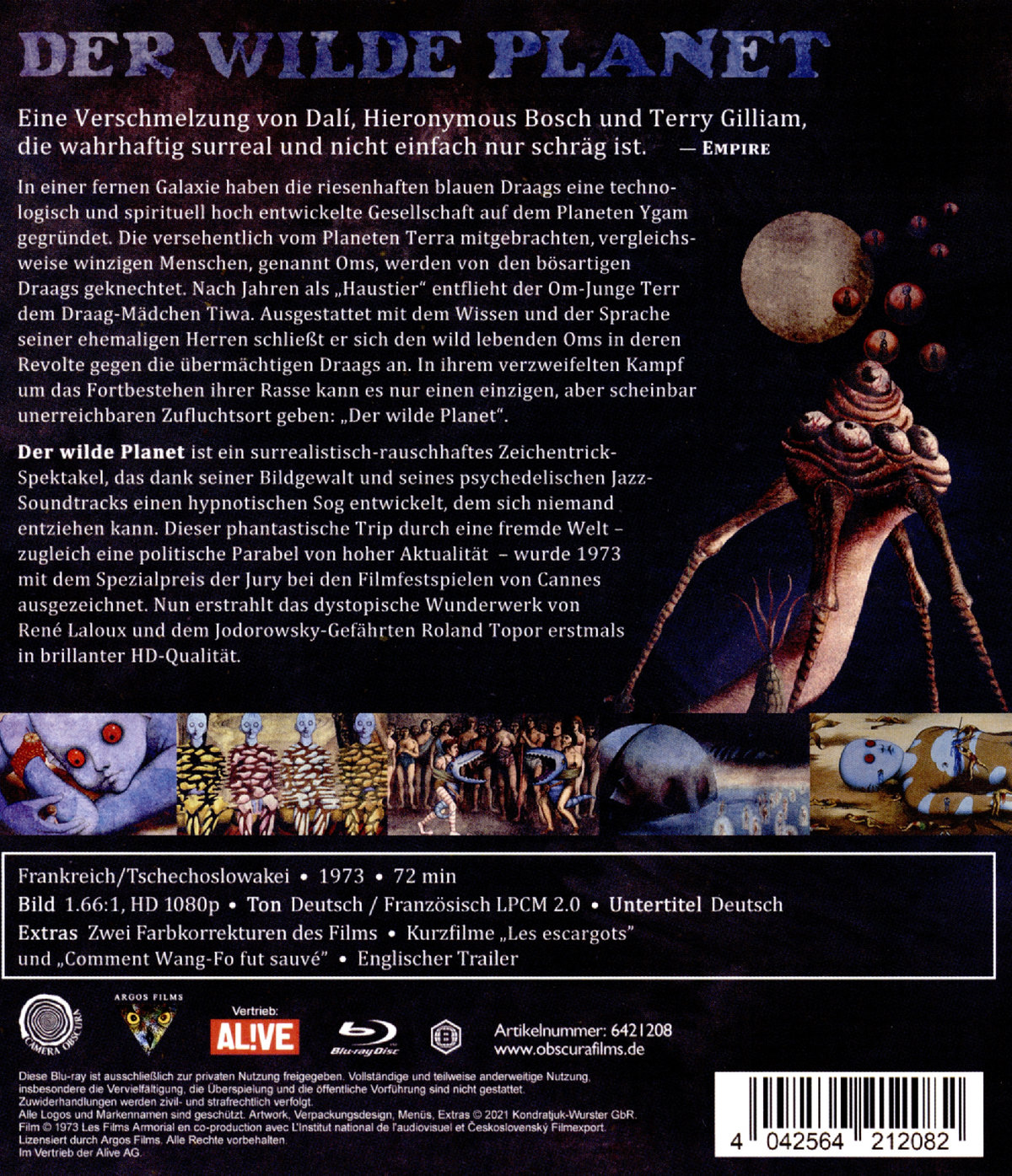 Wilde Planet, Der - Uncut Edition (blu-ray)