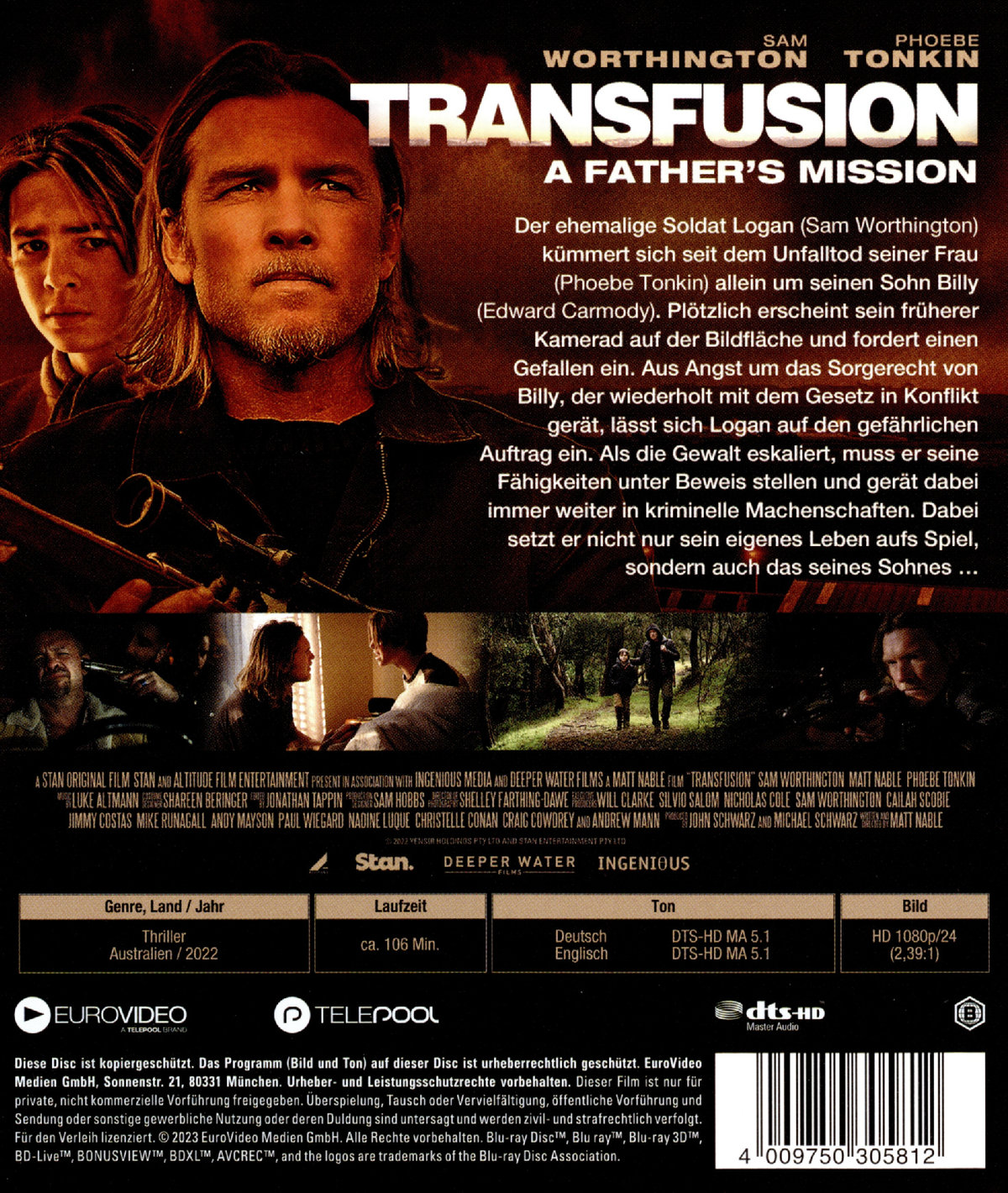 Transfusion - A Fathers Mission (blu-ray)