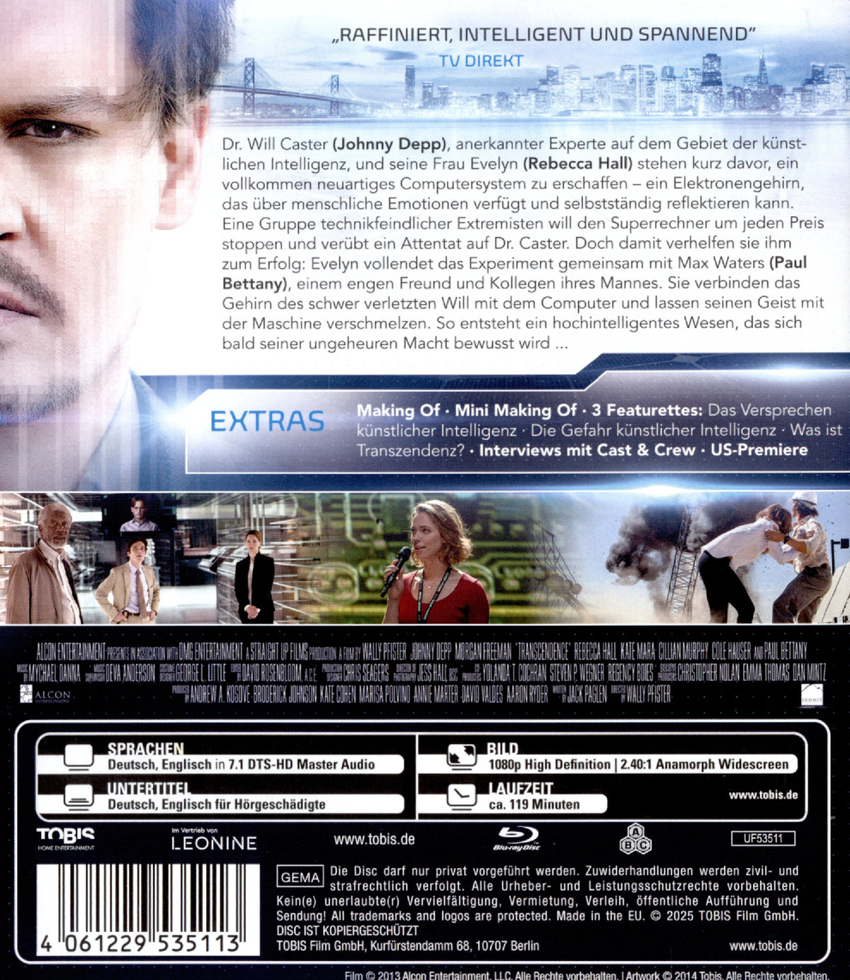 Transcendence  (Blu-ray Disc)