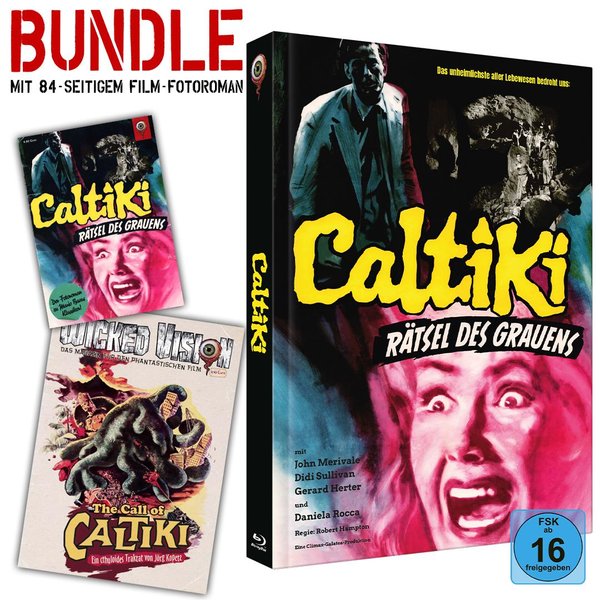 Caltiki - Rätsel des Grauens - Uncut Mediabook Edition  (DVD+blu-ray) (+ Film-Fotoroman) (A)