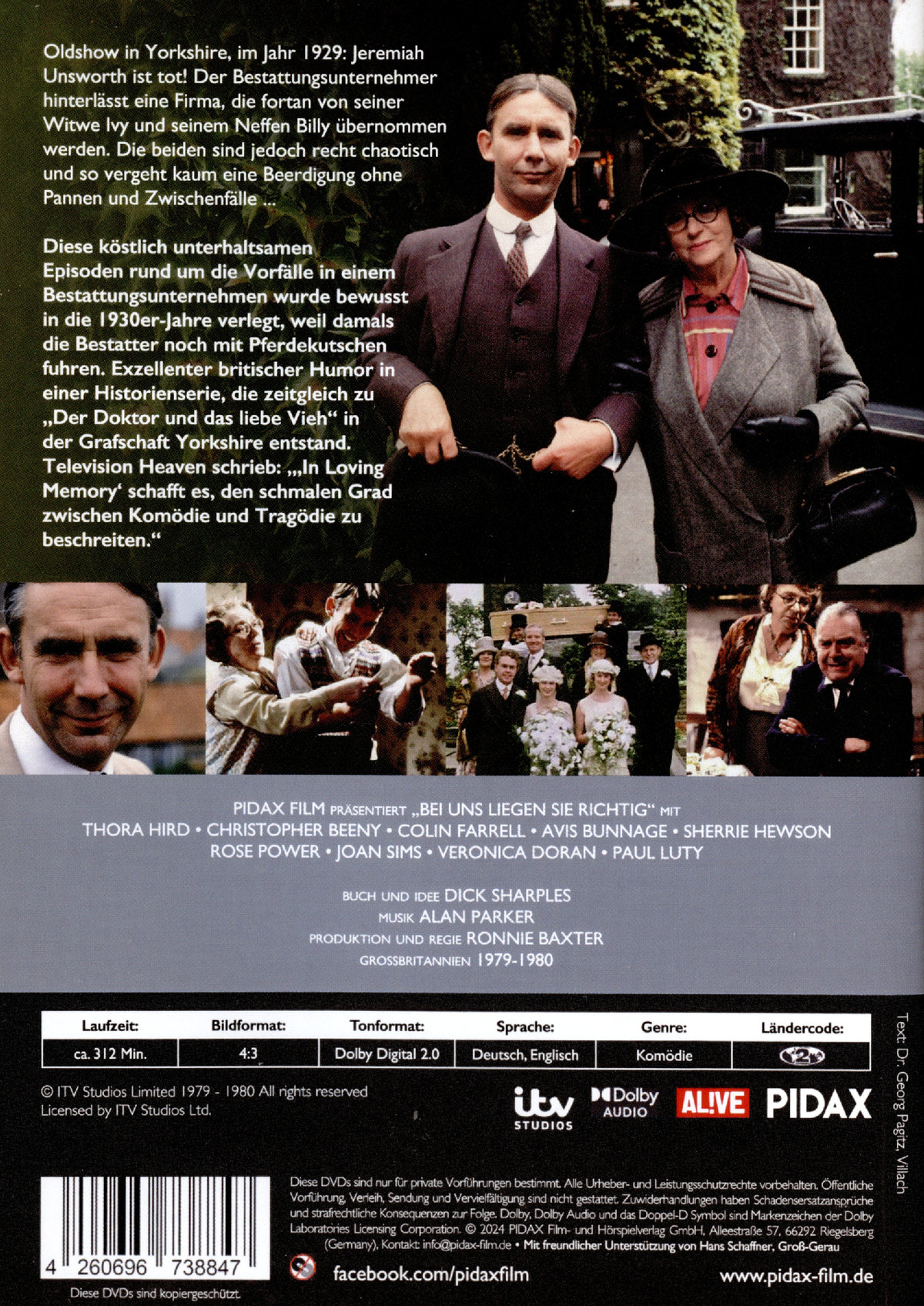 Bei uns liegen sie richtig (In Loving Memory) / 13 Folgen der Historienkomödie um ein Bestattungsunternehmen (Pidax Serien-Klassiker) [2 DVDs]  (DVD)