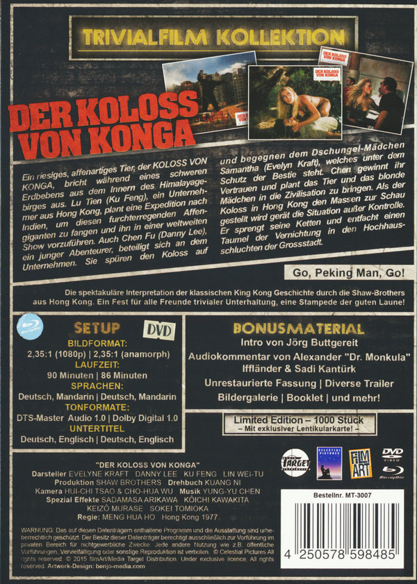 Koloss von Konga, Der - Trivialfilm Kollektion 04 (DVD+blu-ray)