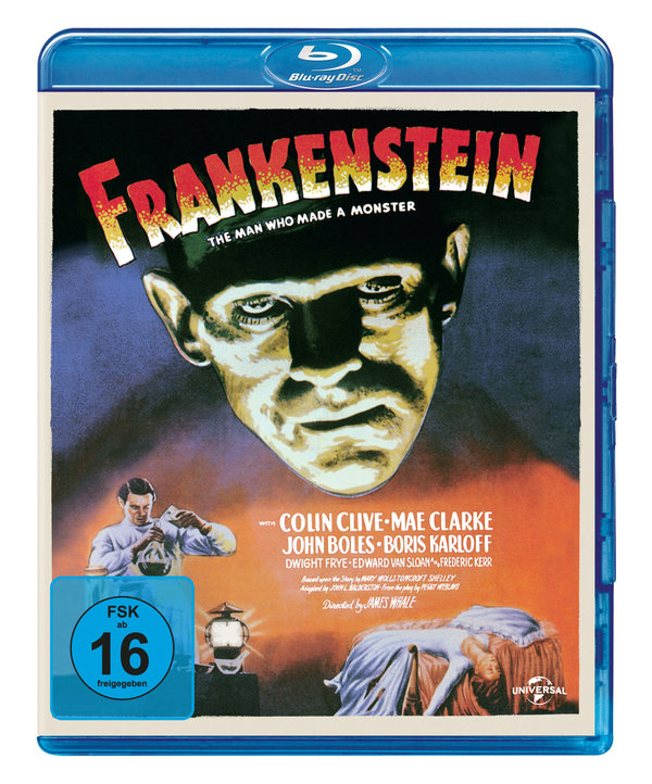 Frankenstein - The Man Who Made a Monster (blu-ray)