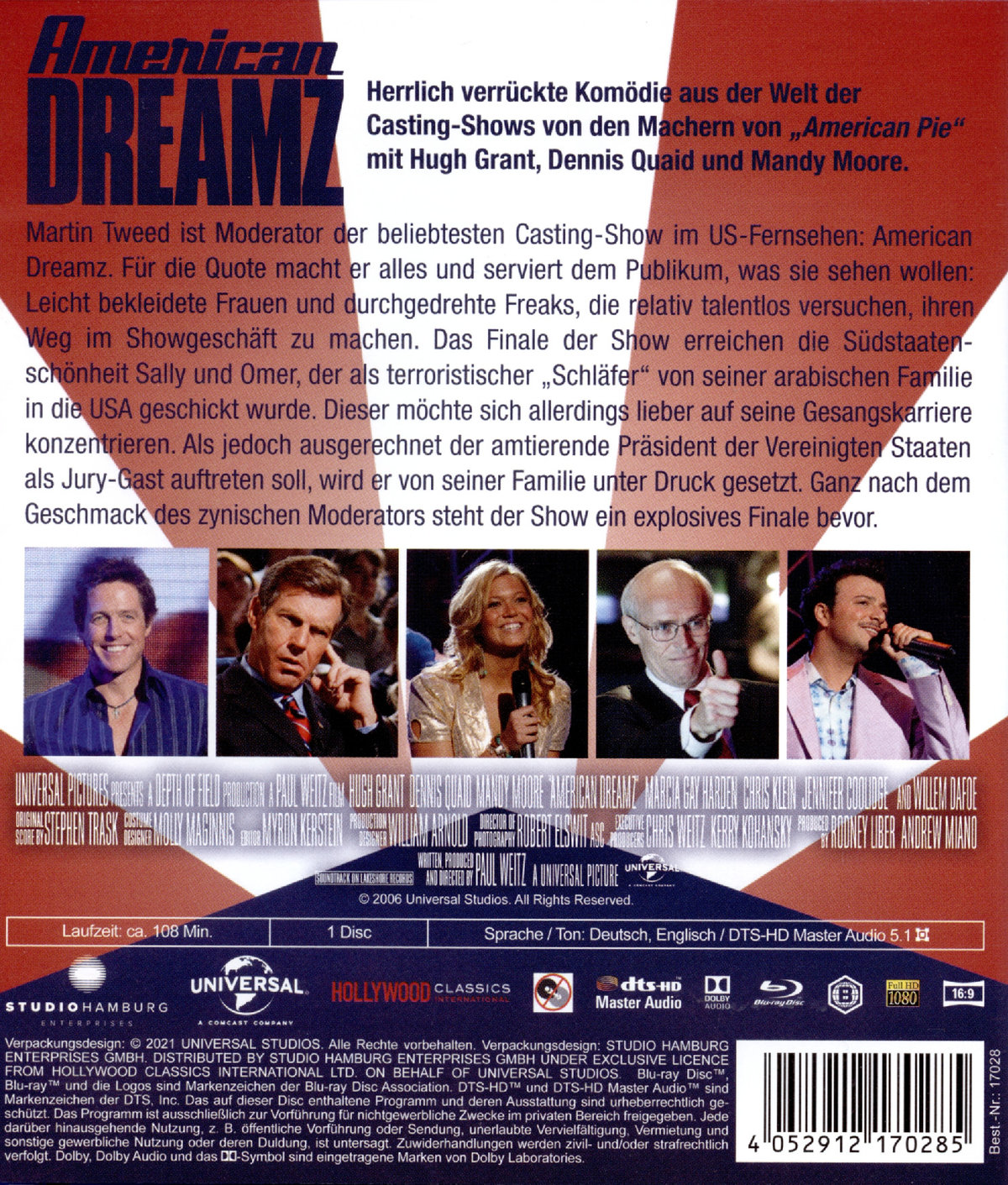 American Dreamz - Alles nur Show (blu-ray)