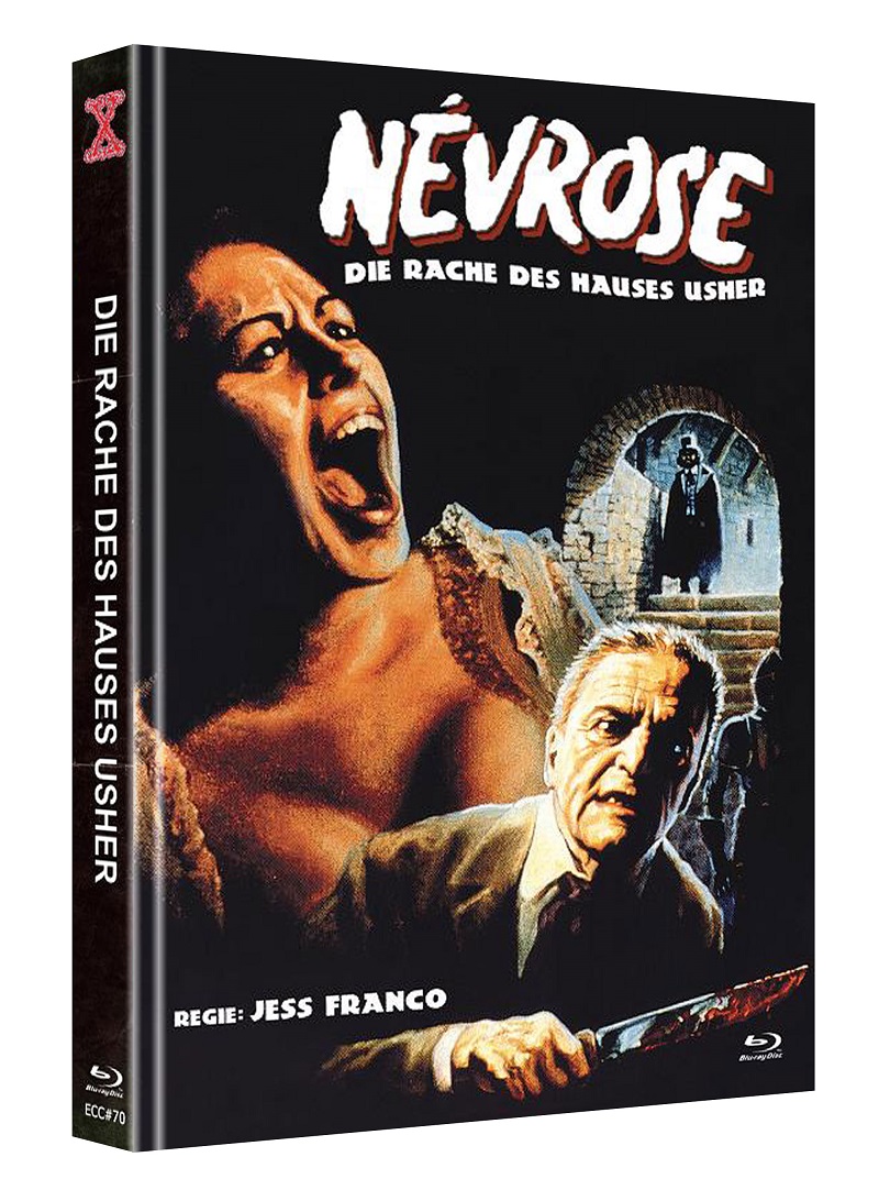 Nevrose - Die Rache des Hauses Usher - Uncut Mediabook Edition (DVD+blu-ray) (B)