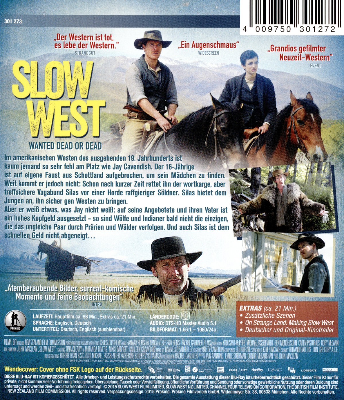 Slow West (blu-ray)