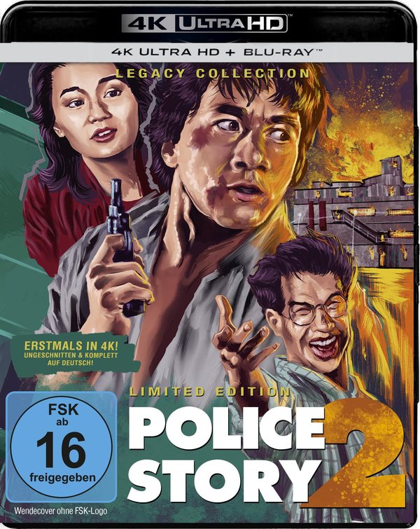 Police Story 2 4K - Legacy Collection LTD. - 4K HDR 2-Disc Limited Edition  (4K Ultra HD) (+ Blu-ray) 