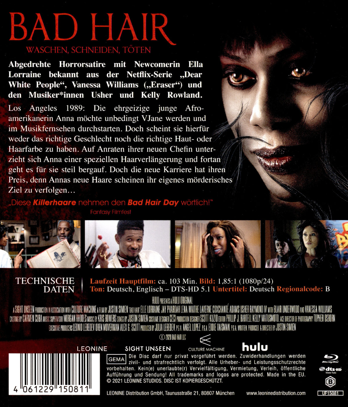 Bad Hair - Waschen, schneiden, töten (blu-ray)