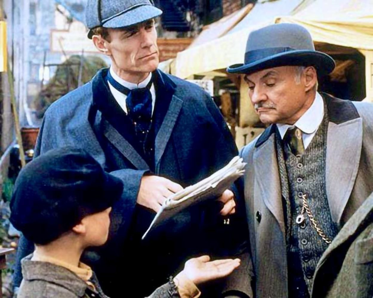 Sherlock Holmes (mit Matt Frewer) - Komplettbox / Die komplette 4-teilige Spielfilmreihe mit Matt Frewer als Meisterdetektiv (Pidax Serien-Klassiker) [2 DVDs]  (DVD)