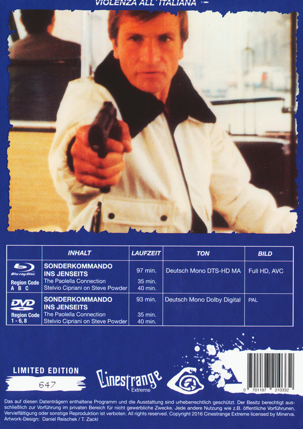 Sonderkommando ins Jenseits - Uncut Mediabook Edition (DVD+blu-ray) (A)