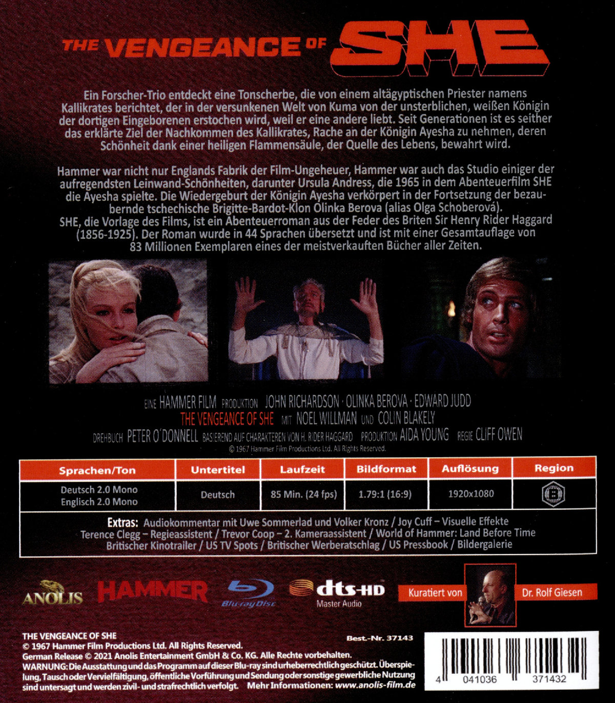 Vengeance of She - Uncut Edition (blu-ray)