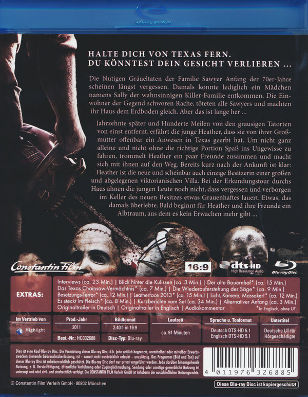 Texas Chainsaw (blu-ray)