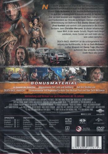 Death Race - Anarchy - Uncut Edition