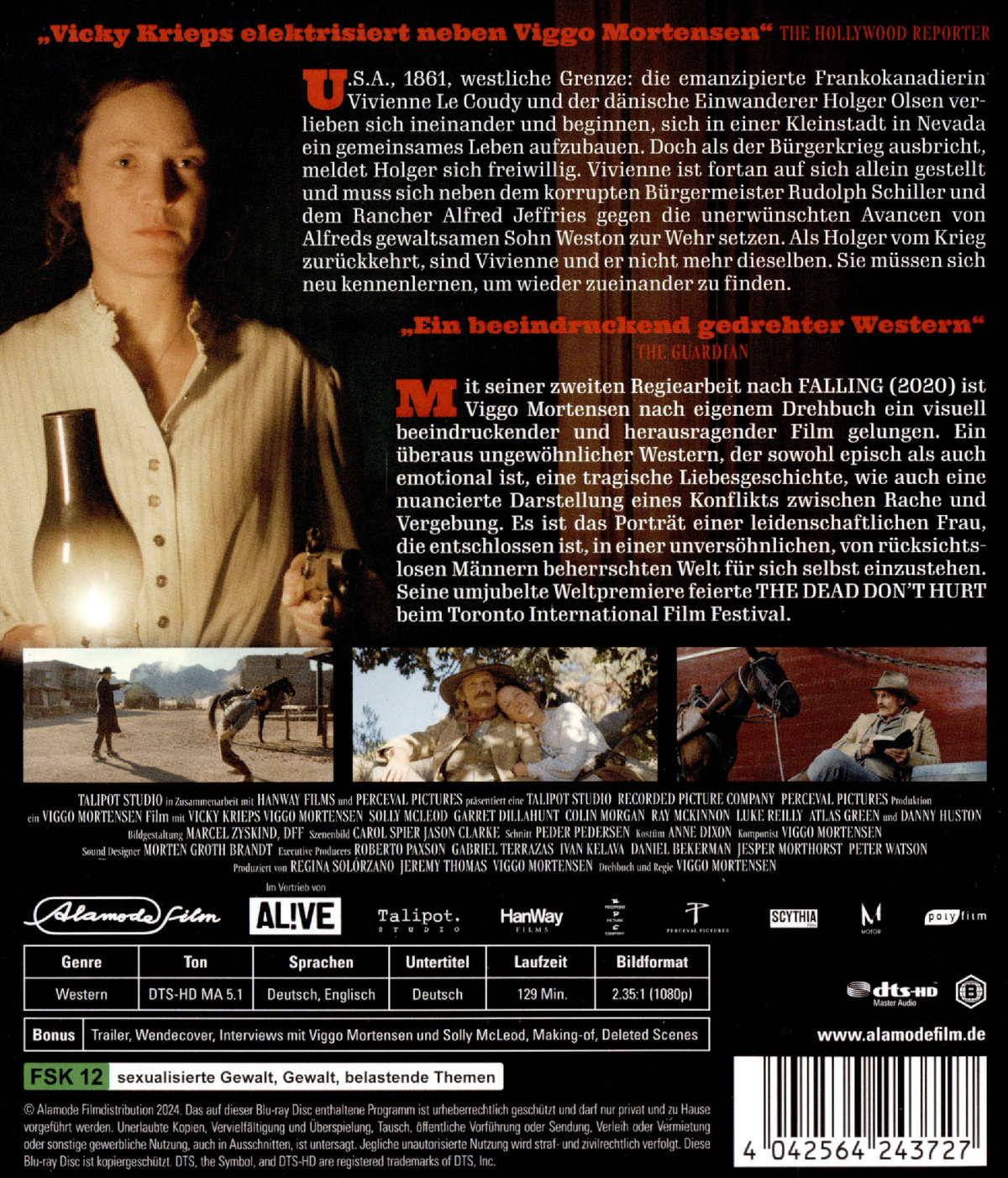 The Dead Don't Hurt  (Blu-ray Disc)