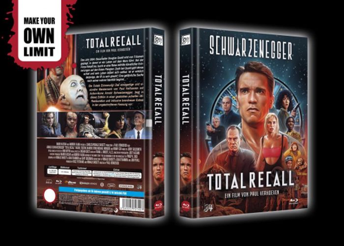 Total Recall - Uncut Mediabook Edition (blu-ray) (A)