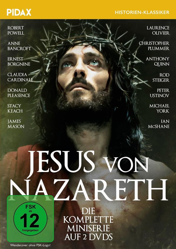 Jesus von Nazareth - Die Miniserie / Die komplette 4-teilige Miniserie mit Starbesetzung (Pidax Historien-Klassiker)  [2 DVDs]  (DVD)