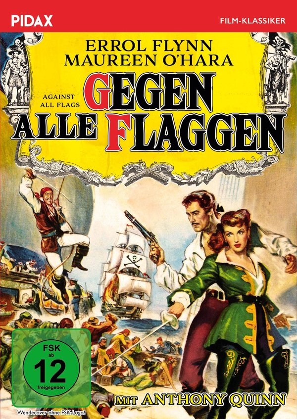 Gegen alle Flaggen (Against All Flags)  / Furioses Piraten-Abenteuer mit Errol Flynn und Anthony Quinn (Pidax Film-Klassiker)  (DVD)