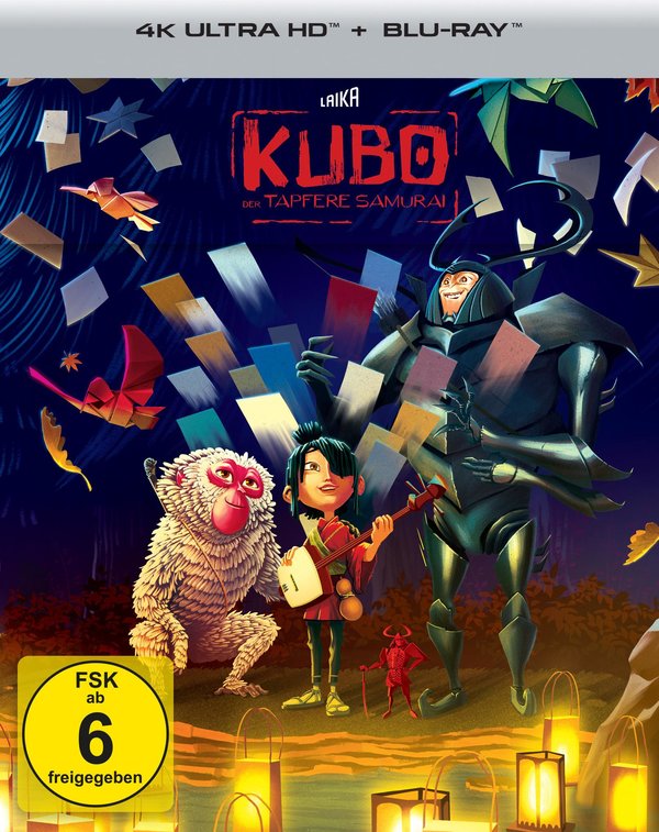 Kubo - Der tapfere Samurai - Steelbook  (4K Ultra HD) (+ Blu-ray)