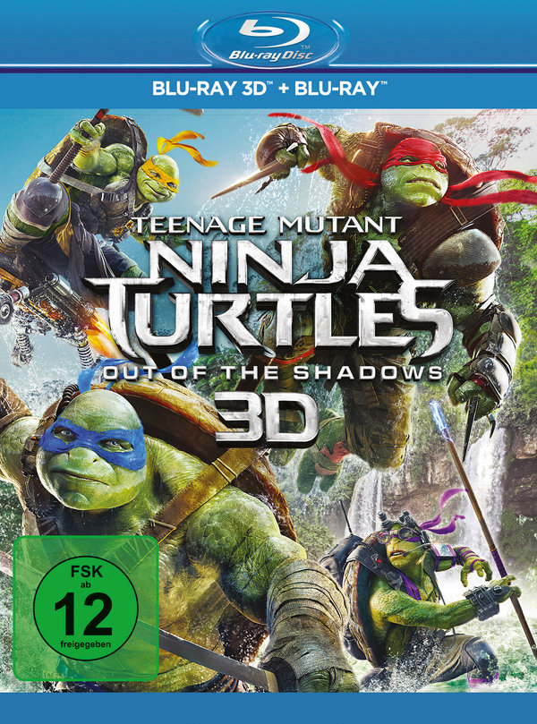 Teenage Mutant Ninja Turtles: Out of the Shadows 3D (3D blu-ray)