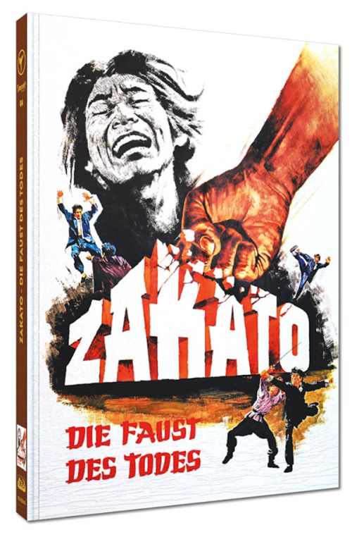 Zakato - Die Faust des Todes - Uncut Mediabook Edition  (DVD+blu-ray) (B)