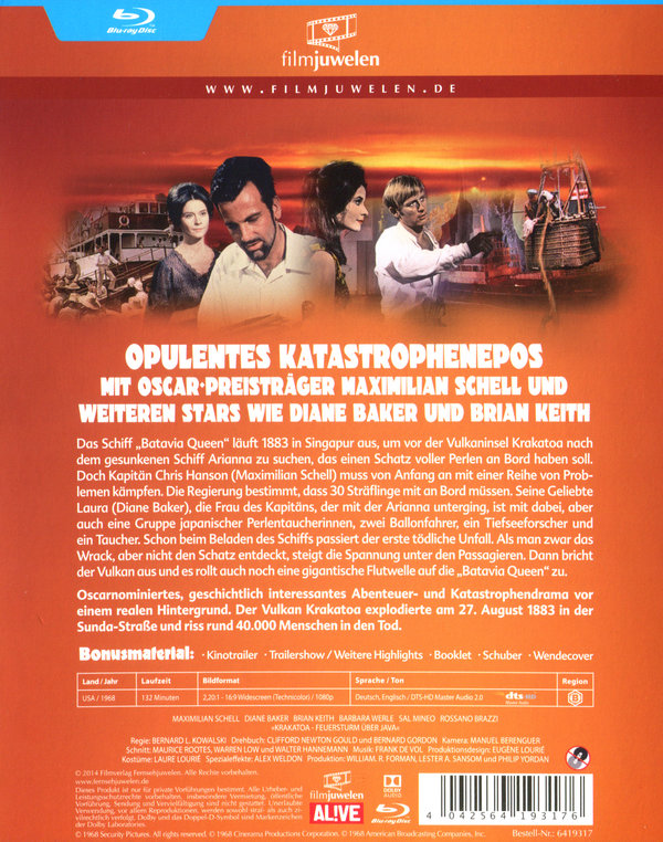 Krakatoa - Feuersturm über Java (blu-ray)