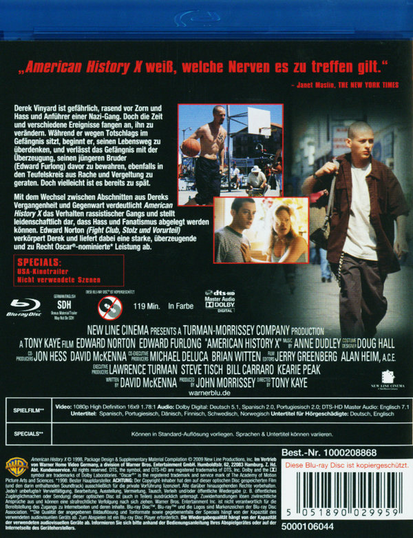 American History X (blu-ray)