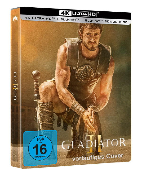 Gladiator II - Limited Steelbook Edition  (4K Ultra HD) (+ Blu-ray)