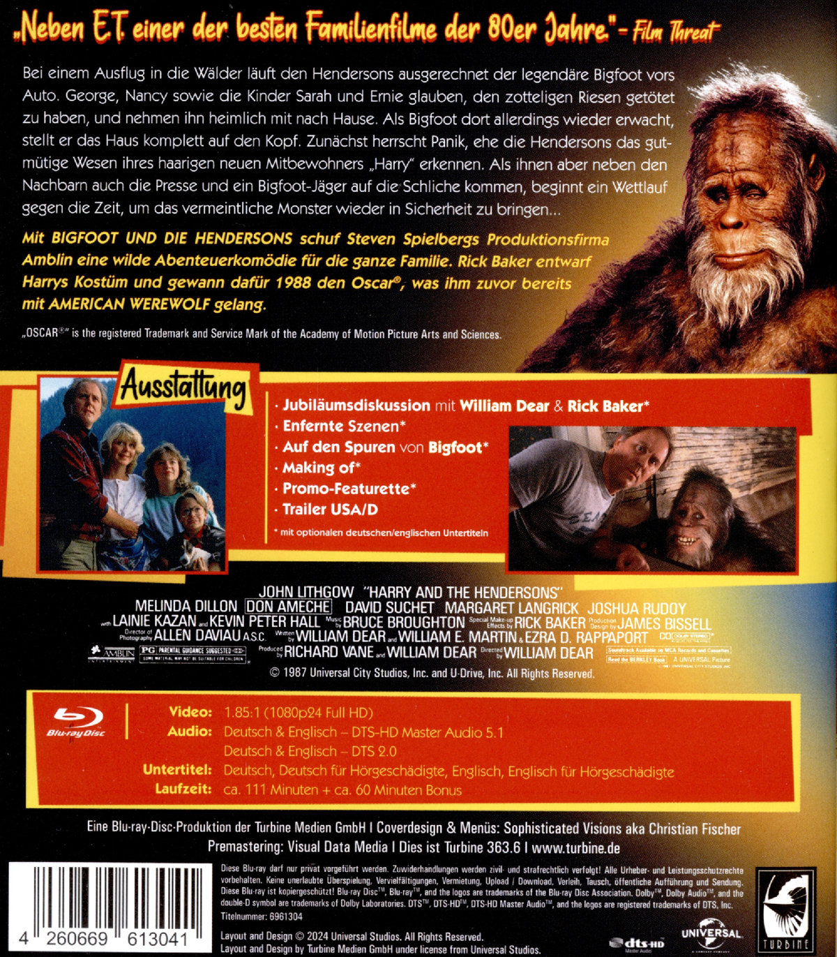 Bigfoot und die Hendersons  (Blu-ray Disc)