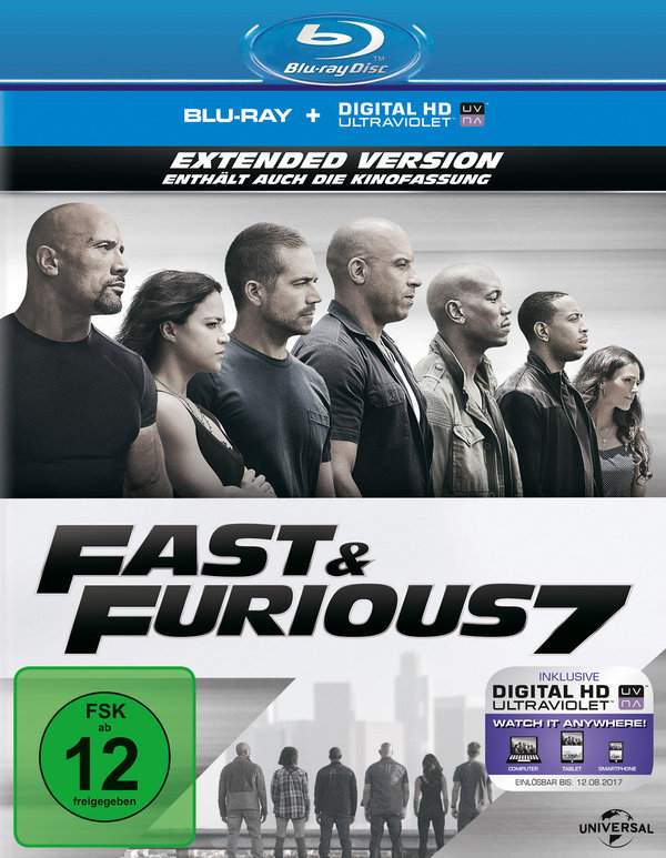 Fast & Furious 7 - Extended Version  (Blu-ray Disc)