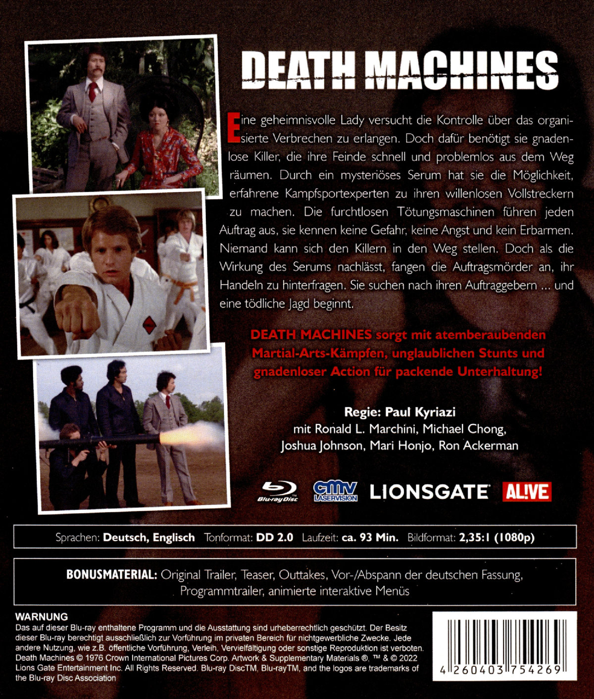 Death Machines (blu-ray)