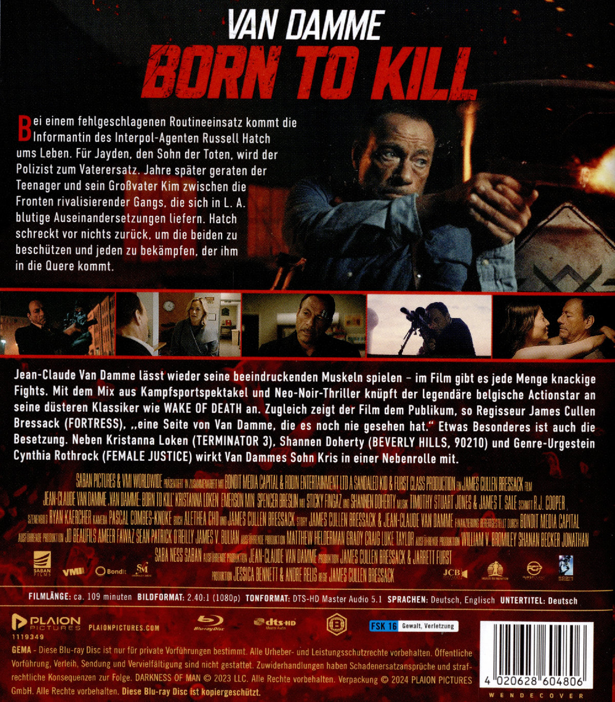 Van Damme: Born to Kill  (Blu-ray Disc)