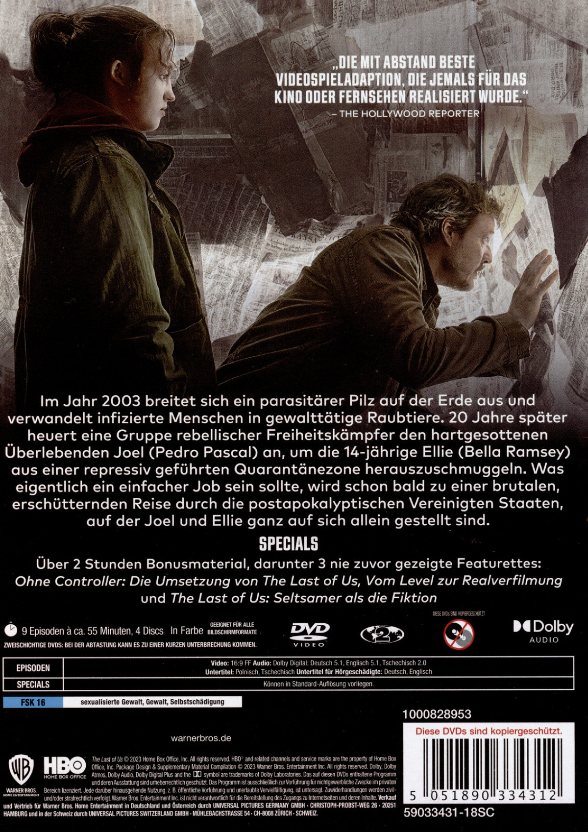 The Last Of Us: Staffel 1  [4 DVDs]  (DVD)