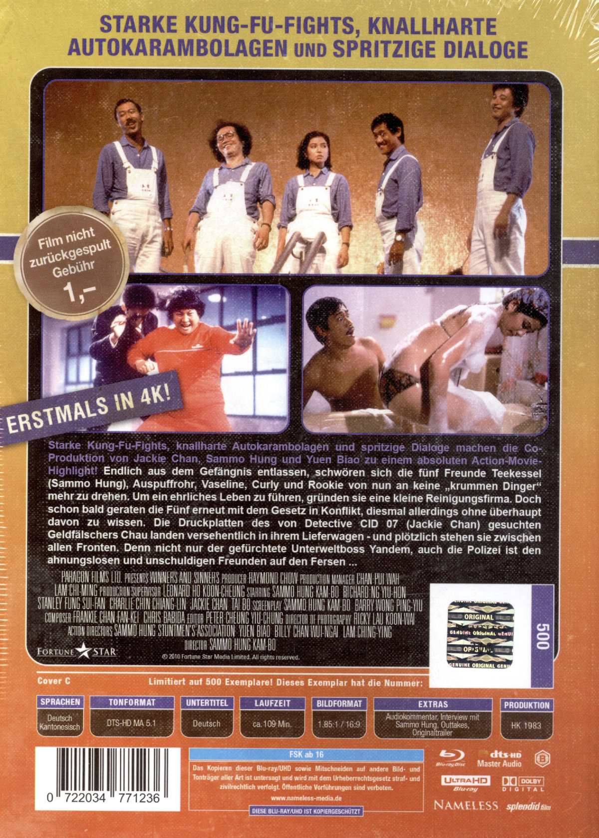 Powerman 5 - Winners & Sinners - Uncut Mediabook Edition  (4K Ultra HD+blu-ray) (C)